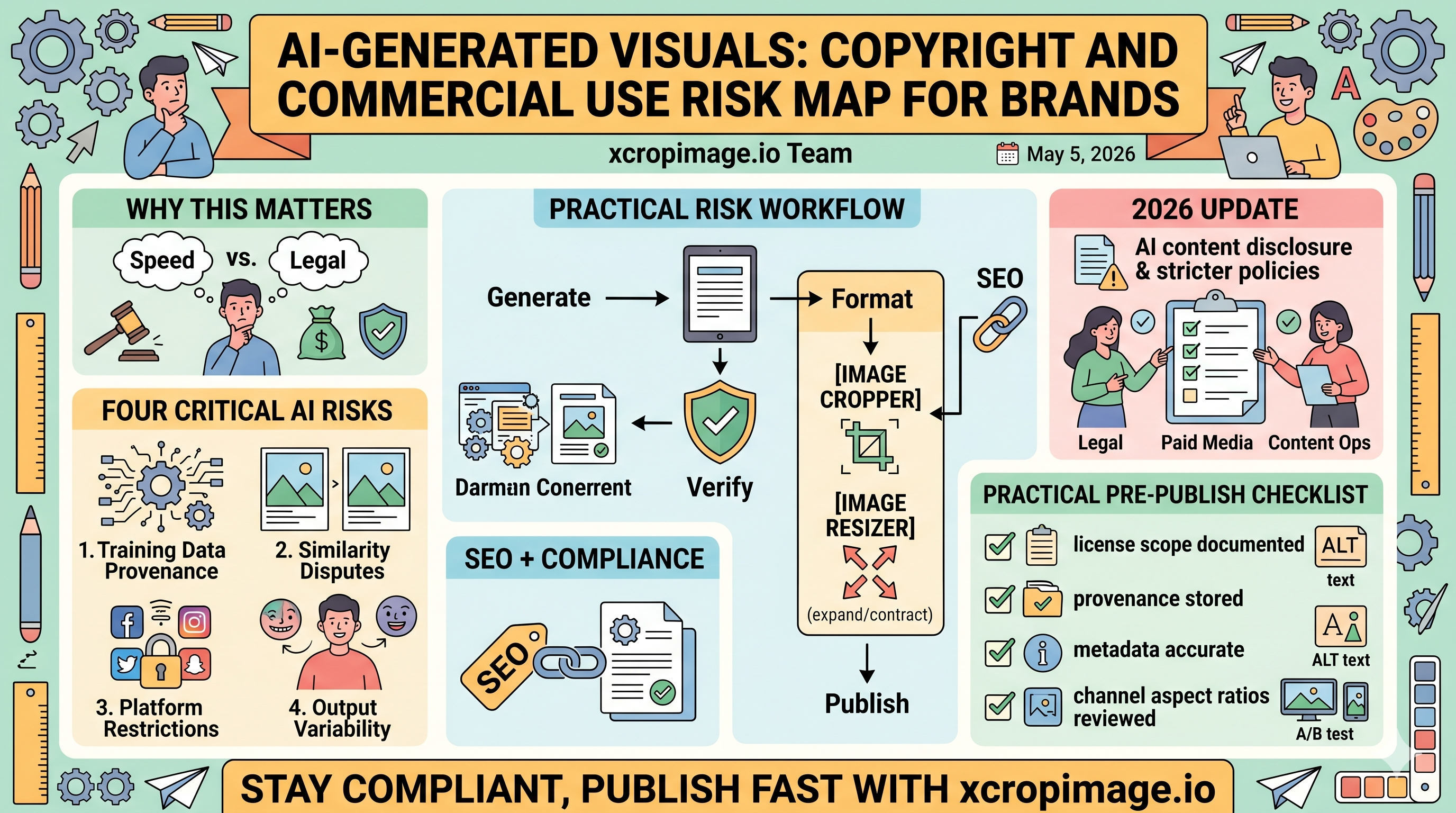 AI-Generated Visuals: Copyright and Commercial Use Risk Map for Brands