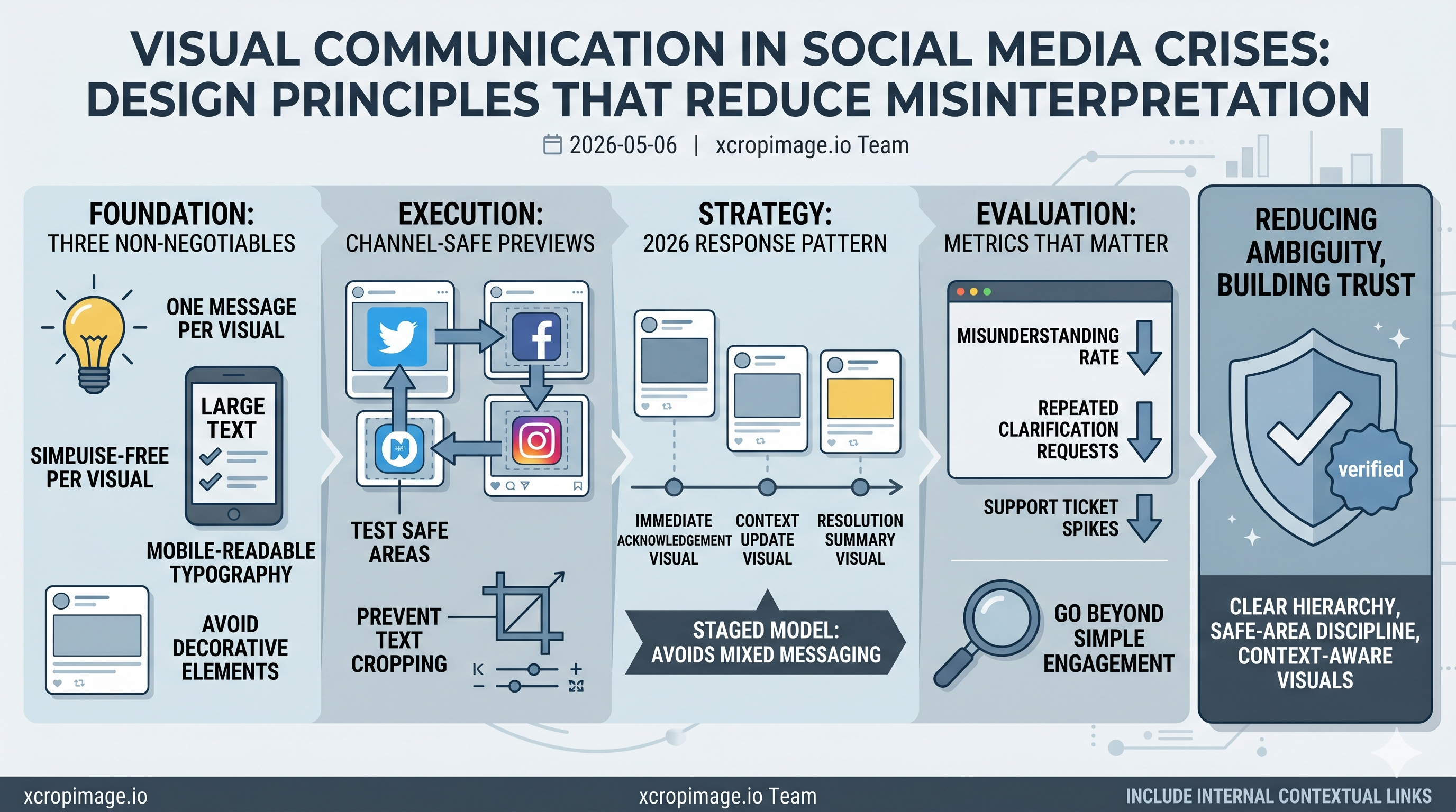 Visual Communication in Social Media Crises: Design Principles That Reduce Misinterpretation