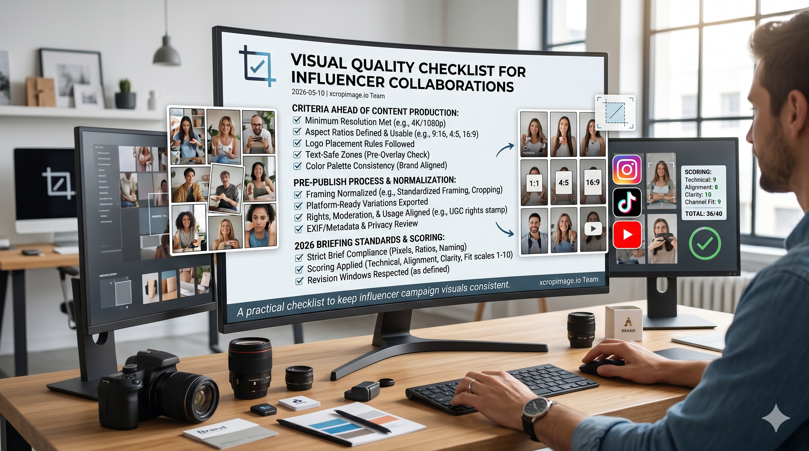 Visual Quality Checklist for Influencer Collaborations