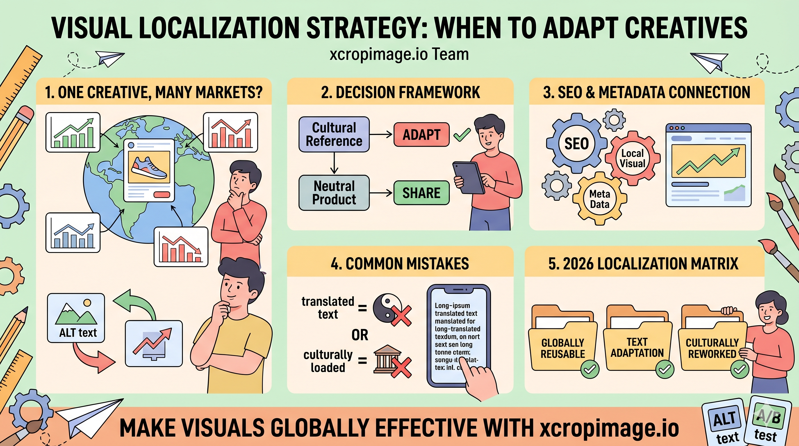 Visual Localization Strategy for Multilingual Markets: When to Adapt the Same Creative