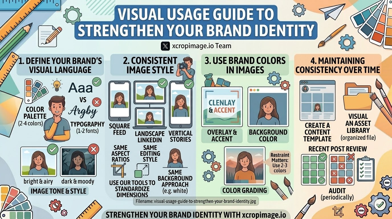 Visual usage guide to strengthen your brand identity.